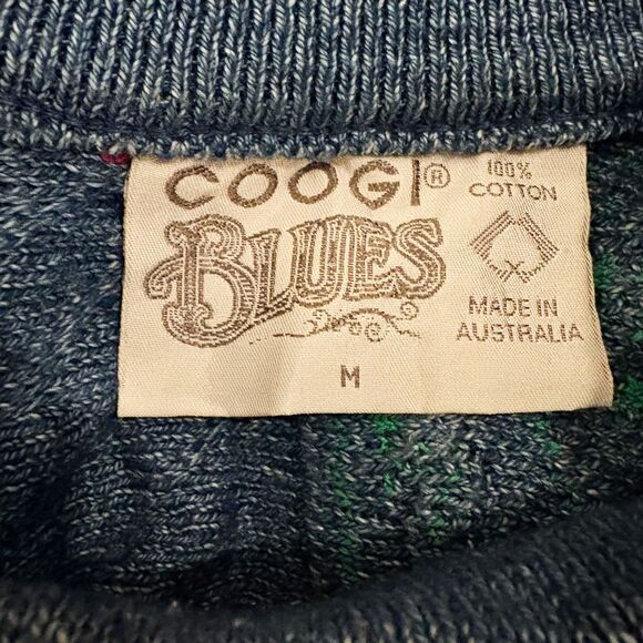 VTG Coogi Mens Size M 3D Heavy Knit Sweater Music Guitar Piano - Picture 10 of 10